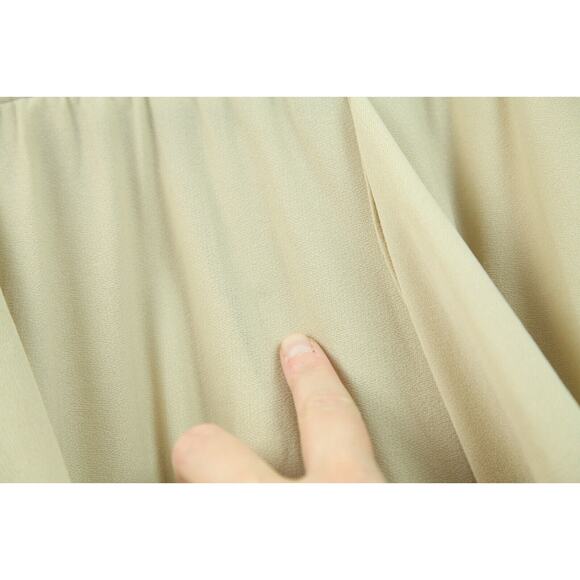 Vintage Size 14 Dress 70s Boho Feminine Romantic Ruffle Ethereal Neutral Fairy - Picture 10 of 16